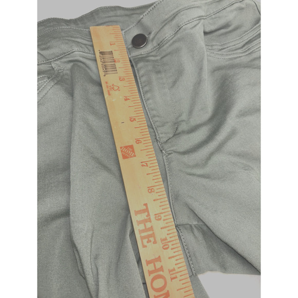 Christopher & Banks Khaki Green Tapered Straight Fit Mid Rise Stretchy Pants 16P - Picture 8 of 10